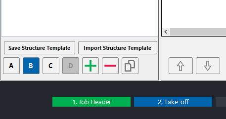 The Copy Take-off Lines button in the takeoff toolbar